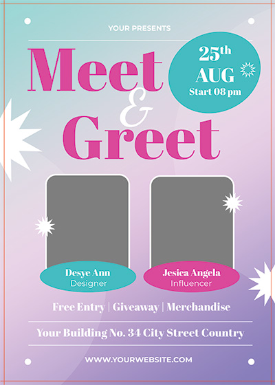 Promotional flyer design