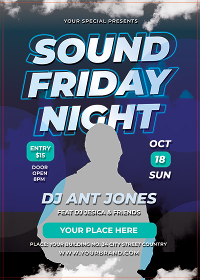 Stack of printed flyers